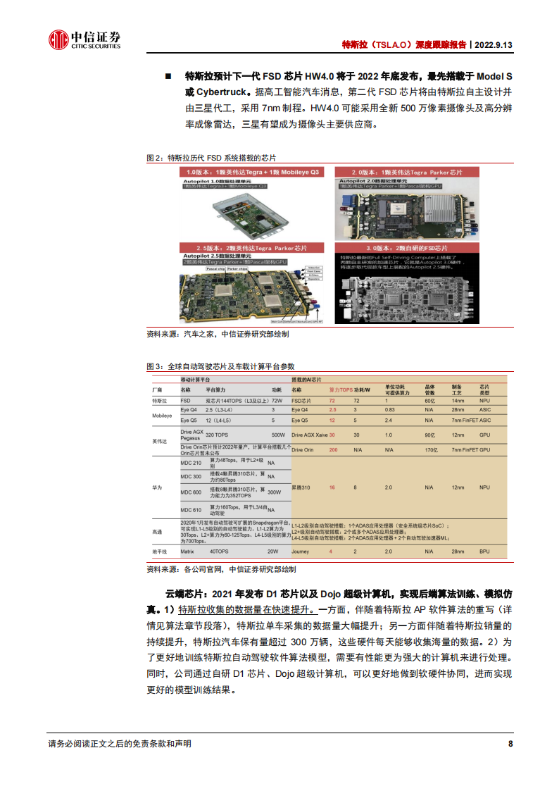 特斯拉跟踪报告：自动驾驶，特斯拉“汽车+软件”飞轮基础性支撑，“芯片+算法+数据”实现持续领先_07.png