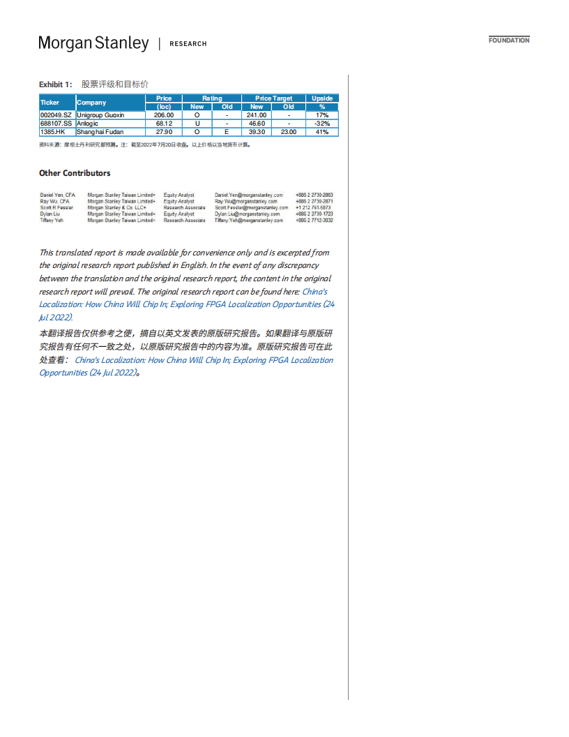 摩根士丹利-中国半导体国产化，中国将如何弯道超车；探索FPGA国产化机会-2022-08-零部件_01.png