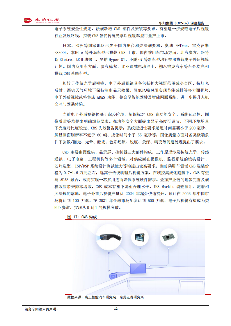 华阳集团研究报告：智能化与轻量化双轮驱动，智能座舱全面发展_11.png