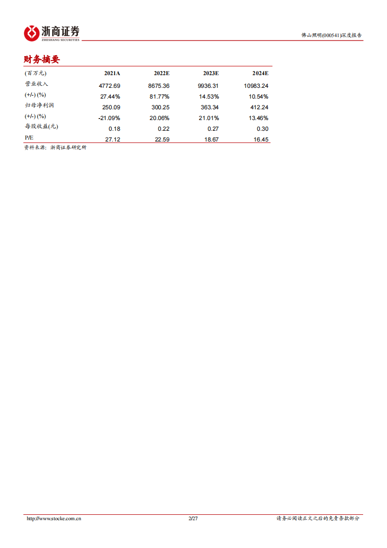 佛山照明（000541）研究报告：主业复苏将启，汽车照明放量在即_01.png