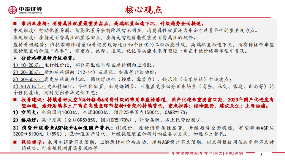 乘用车座椅行业研究：汽车显性消费属性重要配置，23年产品升级趋势加速_02.png