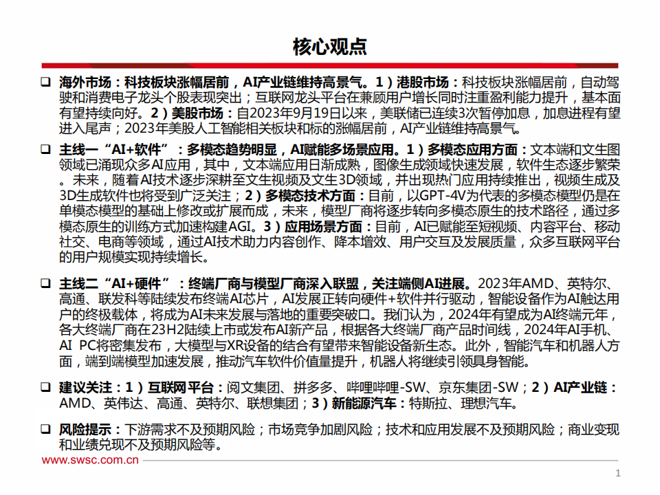 海外科技行业2024年投资策略：把握科技创新趋势，关注AI软硬件机会_01.png