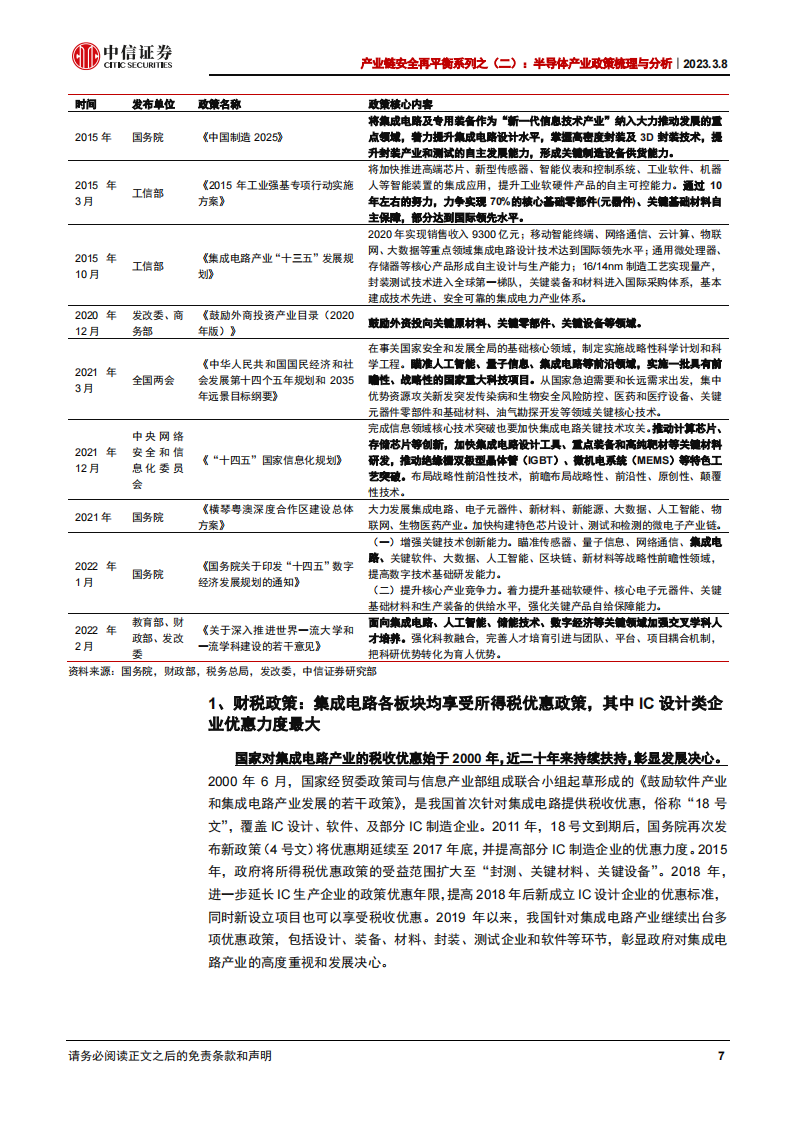 半导体产业政策梳理与分析：集成电路政策力度有望加大，持续看好半导体产业国产化机遇_06.png