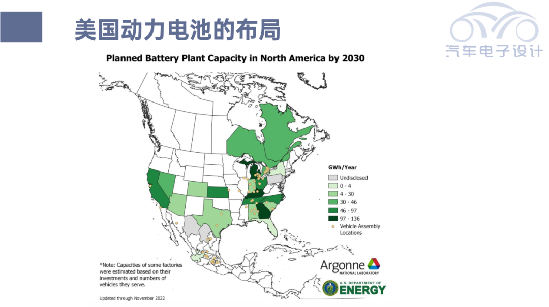 美国整车企业电池材料保障计划