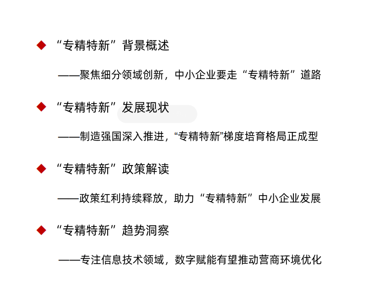 “专精特新”政策研究报告