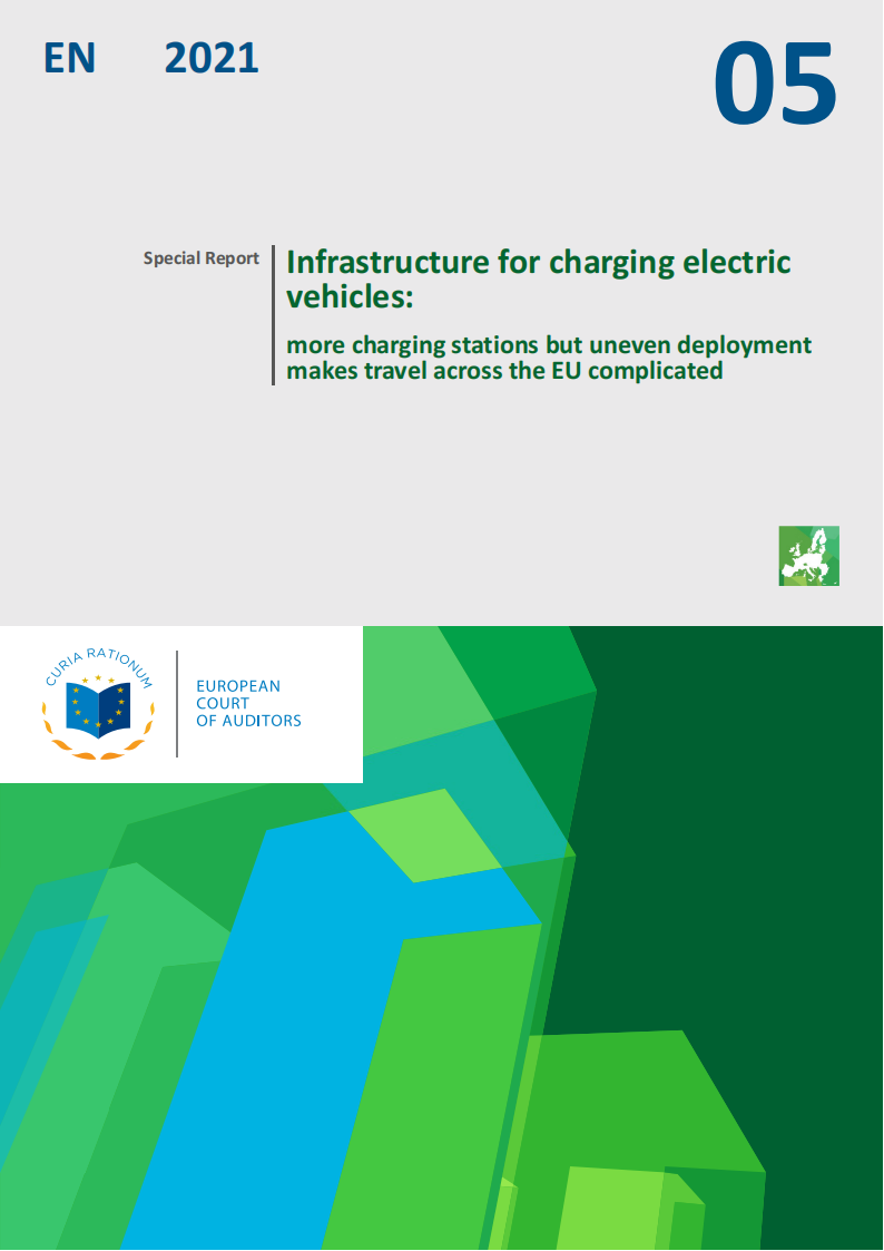 欧洲审计院：2021年电动汽车充电基础设施报告