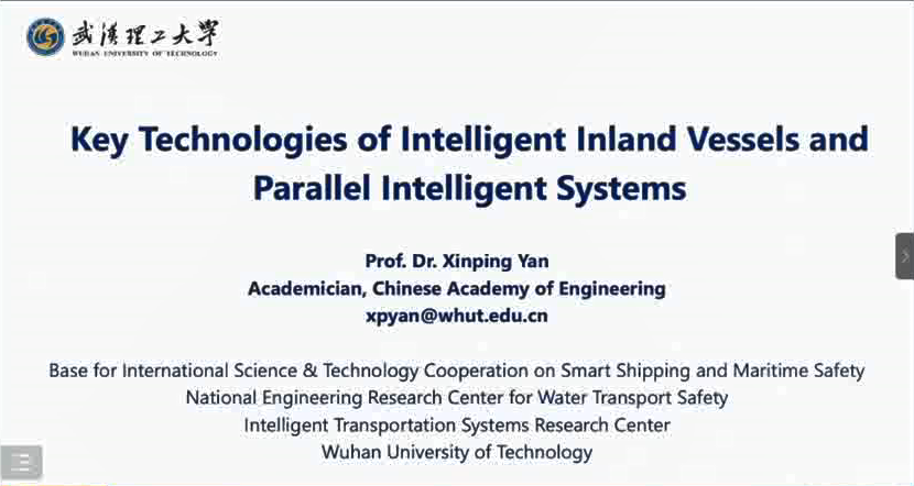 Key Technologies of Intelligent Inland Vessels and Parallel Intelligent Systems